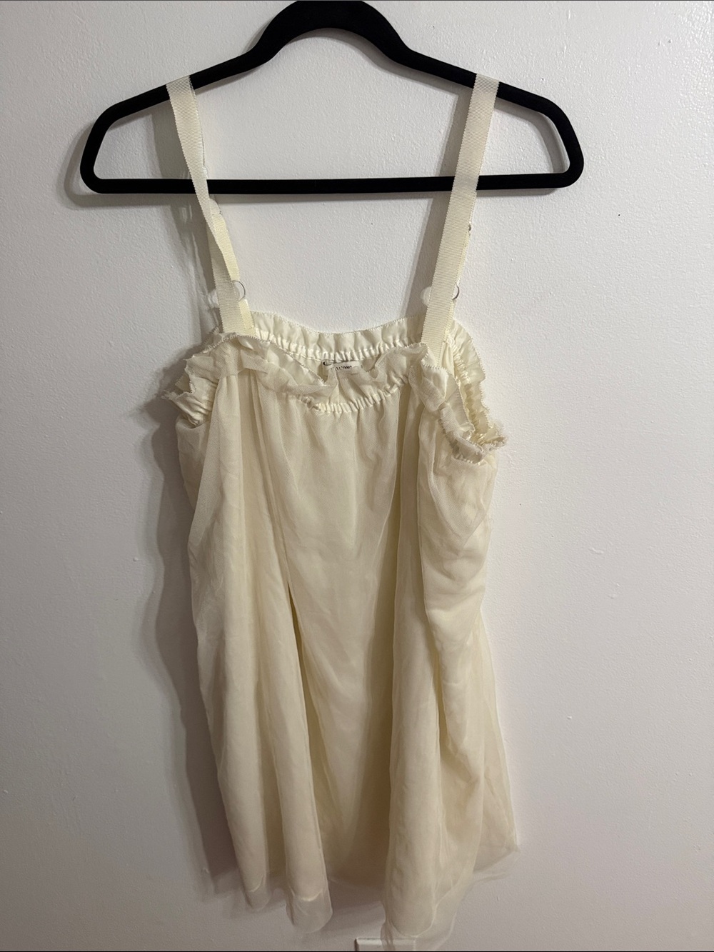Vera Wang Ethereal Bridal Chiffon Chemise Nightie SZ XL
